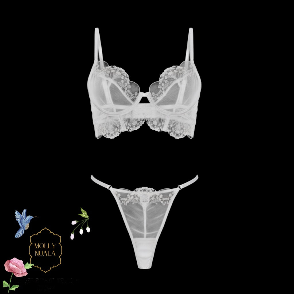 Pia Marie lingerie set in white